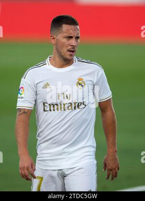 Madrid, 07/16/2020. Giornata di campionato 37. Giocata allo stadio Alfredo di Stéfano di Valdebebas, Real Madrid - Villarreal. Foto: Ignacio Gil. ARCHDC. Crediti: Album / Archivo ABC / Ignacio Gil Foto Stock