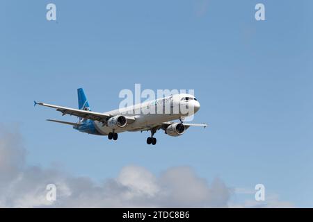 Air Transat Airbus A321. Montreal, Quebec, Canada Foto Stock