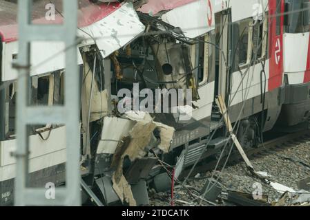 03/10/2004. Madrid, 03-11-04 attacchi 11-M a Santa Eugenia. Foto: Ángel de Antonio, Chema Barroso. Foto: Ángel de Antonio. Crediti: Album / Archivo ABC / Ángel de Antonio,José María Barroso Foto Stock