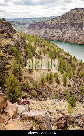 Il Cove Palisades State Park, Oregon Foto Stock