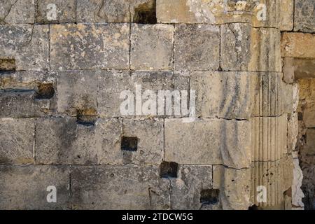 Antigua capilla, Castillo de San Felipe, siglo XVI ,boca del puerto de Mahón, municipio de Villacarlos, Menorca, isole Baleari, Spagna Foto Stock