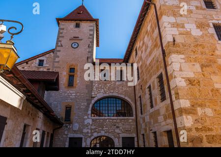 Palais de l'ile, ad Annecy, alta Savoia, Auvergne Rodano Alpes, Francia Foto Stock