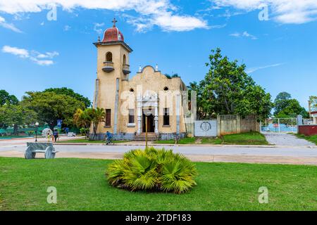 Centro coloniale di Nueva Gerona, Isla de la Juventud (Isola della Gioventù), Cuba, Indie occidentali, America centrale Foto Stock