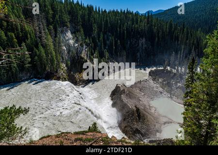 Cascate di Wapta, parco nazionale di Yoho, British Columbia, CanadaUNESCO, sito patrimonio dell'umanità, British Columbia, Canada, Nord America Foto Stock