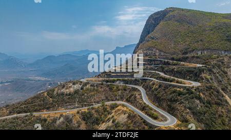 Aereo del passo di Serra da Leba, Angola, Africa Foto Stock