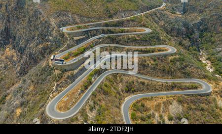 Aereo del passo di Serra da Leba, Angola, Africa Foto Stock