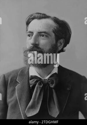 Frederic Auguste Bartholdi. Anno: 1876. Di Benjamin Joseph Falk, New York. Foto Stock