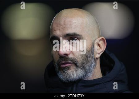 Enzo Maresca manager del Leicester City in vista della partita del campionato Sky Bet Birmingham City vs Leicester City a St Andrews, Birmingham, Regno Unito, 18 dicembre 2023 (foto di Gareth Evans/News Images) Foto Stock