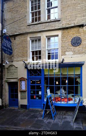 Sally Lunn's Eating House. Dicembre 2023 Foto Stock