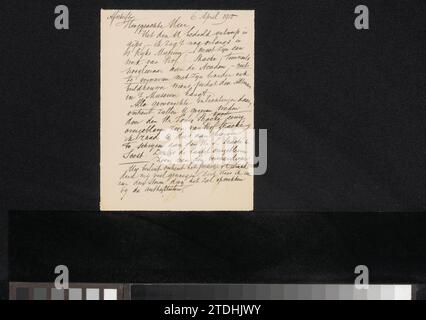 BRIEF AAN ANONNEM, August Anelewe, 1915 Copia di una lettera. carta. Scrittura inchiostro (processi) / penna Copia di una lettera. carta. scrittura inchiostro (processi) / penna Foto Stock