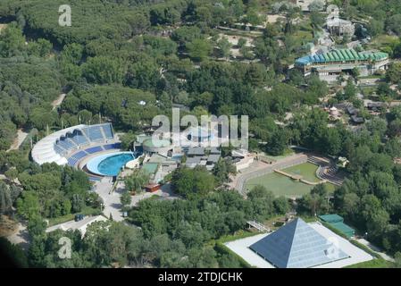 06/03/2005. Madrid. Vista aerea della città nell'immagine. L'acquario dello zoo di Madrid. Crediti: Album / Archivo ABC / José María Barroso Foto Stock