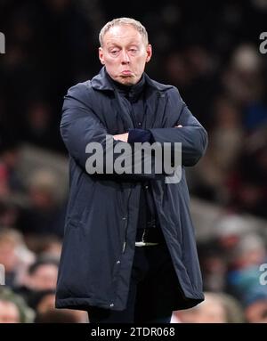 Foto del file datata 06-12-2023 del manager della Nottingham Forest Steve Cooper. I Nottingham Forest hanno annunciato di aver licenziato il manager Steve Cooper. Data di emissione: Martedì 19 dicembre 2023. Foto Stock