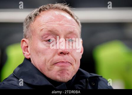 Foto del file datata 06-12-2023 del manager della Nottingham Forest Steve Cooper. I Nottingham Forest hanno annunciato di aver licenziato il manager Steve Cooper. Data di emissione: Martedì 19 dicembre 2023. Foto Stock