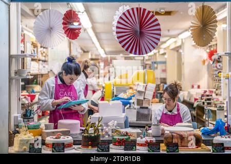 La pasticceria Oxford Covered Market Foto Stock