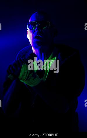 La band inglese Sisters of Mercy en Concert a l'AB | le groupe anglais The Sisters of Mercy live at l'AB Foto Stock