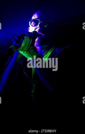 La band inglese Sisters of Mercy en Concert a l'AB | le groupe anglais The Sisters of Mercy live at l'AB Foto Stock