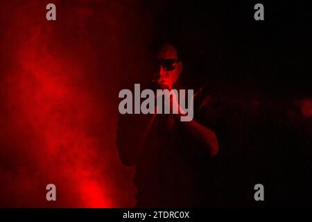 La band inglese Sisters of Mercy en Concert a l'AB | le groupe anglais The Sisters of Mercy live at l'AB Foto Stock