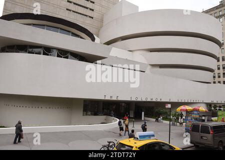 NYC/New York City/New York, USAk / 07.JUNE 2018/ The Solomon R.Guggenhiem Museum Building in New York City New York. . Foto: Francis Joseph Dean/Dean Pictures Foto Stock