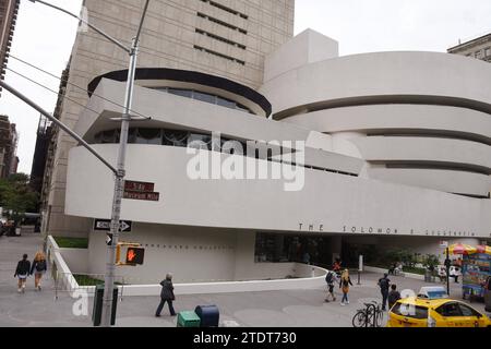 NYC/New York City/New York, USAk / 07.JUNE 2018/ The Solomon R.Guggenhiem Museum Building in New York City New York. . Foto: Francis Joseph Dean/Dean Pictures Foto Stock