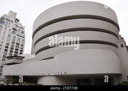 NYC/New York City/New York, USAk / 07.JUNE 2018/ The Solomon R.Guggenhiem Museum Building in New York City New York. . Foto: Francis Joseph Dean/Dean Pictures Foto Stock