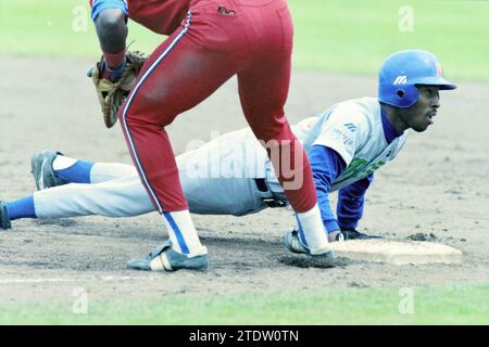 HHW, Paesi Bassi - Cuba [Haarlem Baseball Week], 29-06-1996, Whizgle News from the Past, Tailored for the Future. Esplora le narrazioni storiche, l'immagine dell'agenzia olandese olandese con una prospettiva moderna, colmando il divario tra gli eventi di ieri e quelli di domani. Un viaggio senza tempo che delinea le storie che plasmano il nostro futuro Foto Stock