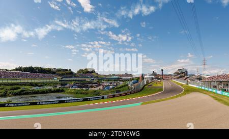 Suzuka Grand Prix Circuit, 20 dicembre 2023: Svolta 1 durante il Gran Premio di Formula 1 del Giappone 2023. Foto Stock