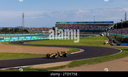 Suzuka Grand Prix Circuit, 20 dicembre 2023: Lando Norris (GBR) del team McLaren durante il Gran Premio di Formula 1 del Giappone 2023. Foto Stock