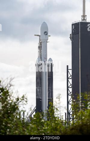 SpaceX Falcon Heavy al NASA Launch Complex 39A Foto Stock