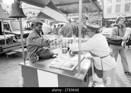 Gelateria Grote Markt, gelateria, pista di pattinaggio, hockey su ghiaccio, Haarlem, Grote Markt, Paesi Bassi, 24-02-1990, Whizgle News from the Past, su misura per il futuro. Esplora le narrazioni storiche, l'immagine dell'agenzia olandese olandese con una prospettiva moderna, colmando il divario tra gli eventi di ieri e quelli di domani. Un viaggio senza tempo che delinea le storie che plasmano il nostro futuro. Foto Stock