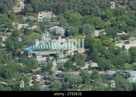 06/03/2005. Madrid. Vista aerea della città nell'immagine. L'acquario dello zoo di Madrid. Crediti: Album / Archivo ABC / José María Barroso Foto Stock