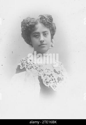 12/31/1913. Miss María Luisa Silva Bazán y Fernández de Henestrosa, che sposerà sua altezza reale l'Infante Don Fernando il prossimo ottobre. Crediti: Album / Archivo ABC / Kaulak Foto Stock