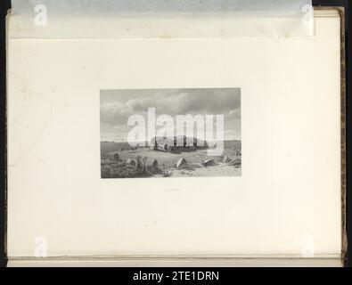 Hunebed, dal neolitico, 1865 - 1870 Un letto a caccia su una pianura aperta nei Paesi Bassi, costruito nella nuova età della pietra, il neolitico. Parte del gruppo di incisioni in acciaio ai dipinti della storica galleria della società Arti et Amicitiae. Olanda carta acciaio incisione Paesi Bassi Un letto di caccia su una pianura aperta nei Paesi Bassi, costruito nella nuova età della pietra, il Neolitico. Parte del gruppo di incisioni in acciaio ai dipinti della storica galleria della società Arti et Amicitiae. Incisione su carta in acciaio Paesi Bassi Foto Stock