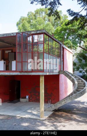 Museo Casa; Estudio, Diego Rivera e Frida Kahlo Studio and House a città del Messico, Messico Foto Stock