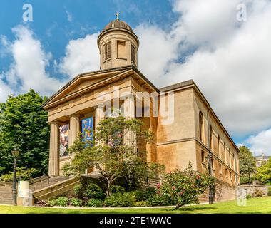 La Chiesa di San Giorgio, a un grande concerto a Brandon Hill, Bristol, Somerset, Inghilterra, Regno Unito Foto Stock