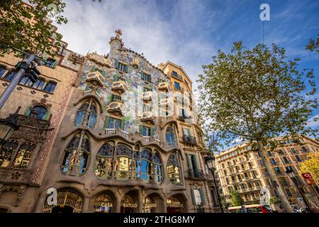 Casa Batlllo, Barcellona, Spagna Foto Stock