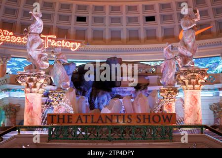 Vista generale di At the Atlantis Show al Caesars Palace di Las Vegas, Nevada, Stati Uniti. Immagine scattata l'11 dicembre 2023. © Belinda Jiao jiao.bilin@gm Foto Stock