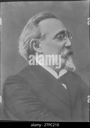 12/31/1899. Ritratto di Don Manuel de Arriaga, presidente del Portogallo. Crediti: Album / Archivo ABC Foto Stock