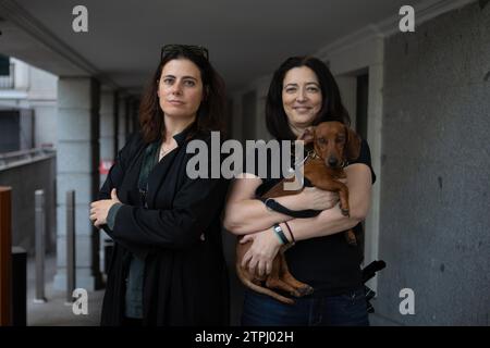 Madrid, 05/03/2023. Intervista a Rosa Belmonte ed Emilia Landaluce. Foto: Isabel Permuy. ArchDC. Crediti: Album / Archivo ABC / Isabel B. Permuy Foto Stock