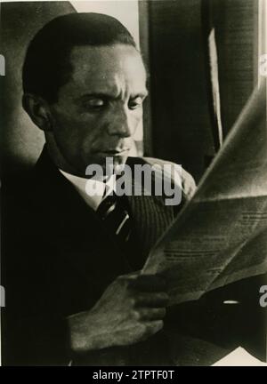 12/31/1934. Dr. Paul Joseph Goebbels, ministro della propaganda del terzo Reich, una delle figure principali della Germania nazista. Crediti: Album / Archivo ABC Foto Stock