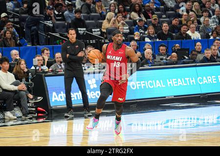 Orlando, Florida, USA, 20 dicembre 2023, Miami Heat Center Bam Adebayo #13 presso l'Amway Center. (Foto Credit: Marty Jean-Louis/Alamy Live News Foto Stock