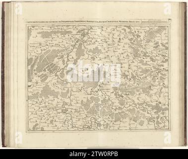 Mappa della Francia settentrionale, 1712, 1712 Mappa della Francia settentrionale con le città di Philippeville, Mariembourg, Rocroi, Charleville-Mézières e Sedan, 1712. Parte di una raccolta completa di piani di battaglie e città rinomate durante la guerra di successione spagnola. Questo album è uno dei primi 24 piatti che insieme formano una mappa molto grande dei Paesi Bassi meridionali. Carta di Bruxelles incisione/incisione Francia settentrionale Mappa della Francia settentrionale con le città di Philippeville, Mariembourg, Rocroi, Charleville-Mézières e Sedan, 1712. Parte di una raccolta completa di piani di battaglie e città rinomate in Foto Stock