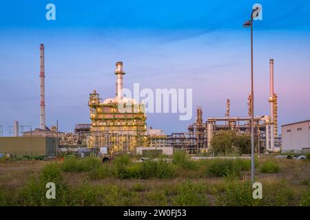 PCK raffinerie, Schwedt, Landkreis Uckermark, Brandenburg, Deutschland Foto Stock