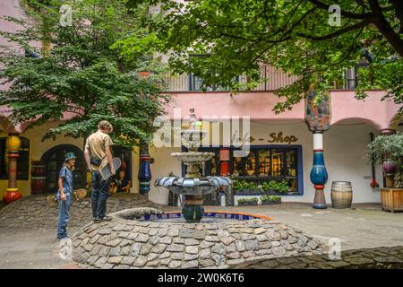 Grüne Zitadelle, Breiter Weg, Magdeburgo, Sachsen-Anhalt, Deutschland Foto Stock