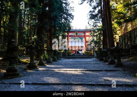 KITAGUCHI HONGU FUJI SENGEN SHRINE JAPON Foto Stock