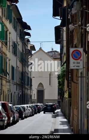 Chiesa di Sant'Ambrogio, via dei pilastri, Firenze, Toscana, Italia, Europa Foto Stock