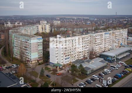 Condomini a Balti, Moldavia Foto Stock