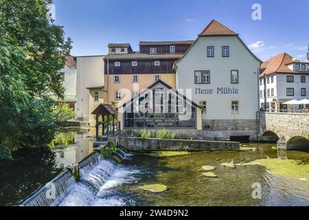 Technikmuseum Neue Mühle, Schlösserstraße, Gera, Erfurt, Thüringen, Deutschland Foto Stock