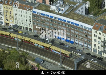 S-Bahn, Dircksenstrasse, nel quartiere Mitte di Berlino, Deutschland Foto Stock