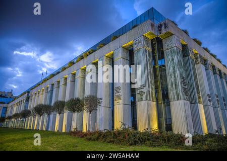 Corte Suprema, Sad Najwyzszy, plac Krasinskich, Varsavia, Voivodato di Mazowieckie, Polonia Foto Stock