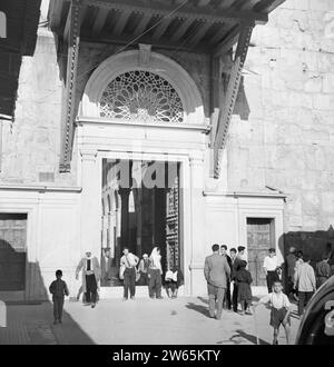 Ingresso alla Moschea di Omayad ca. 1950-1955 Foto Stock